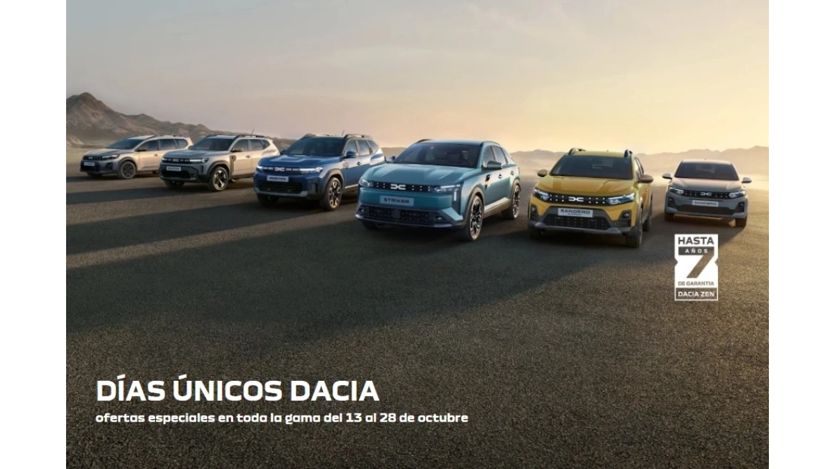 Días únicos Dacia